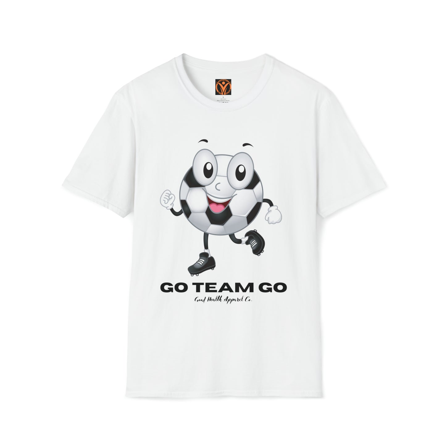 Health Matters Soccer "GO TEAM GO" Unisex Soft Style T-Shirt