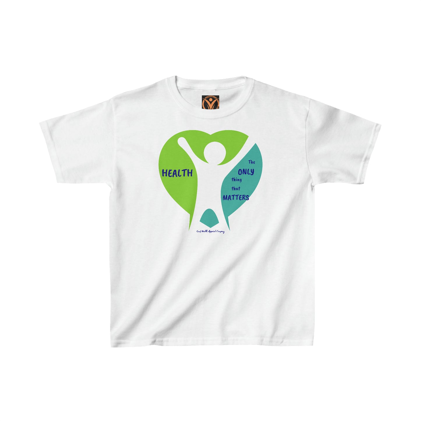 Health Matters "Health is the Only Thing that Matters" Kids Heavy Cotton™ Tee