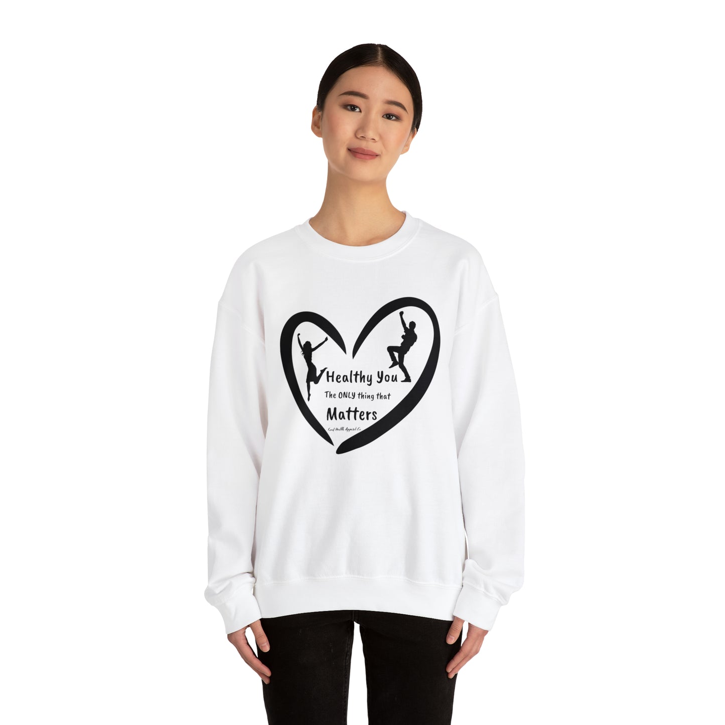 Health Matters Healthy You Unisex Heavy Blend™ Crewneck Sweatshirt