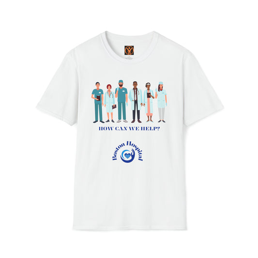 Health Matters How can we help? Unisex Soft T-Shirt