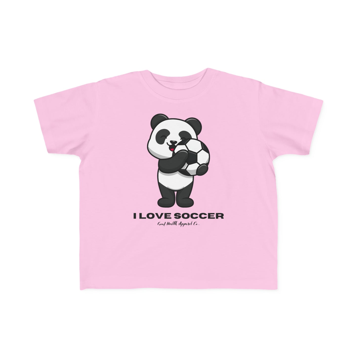 Health Matters I LOVE SOCCER Toddler's Fine Jersey Tee