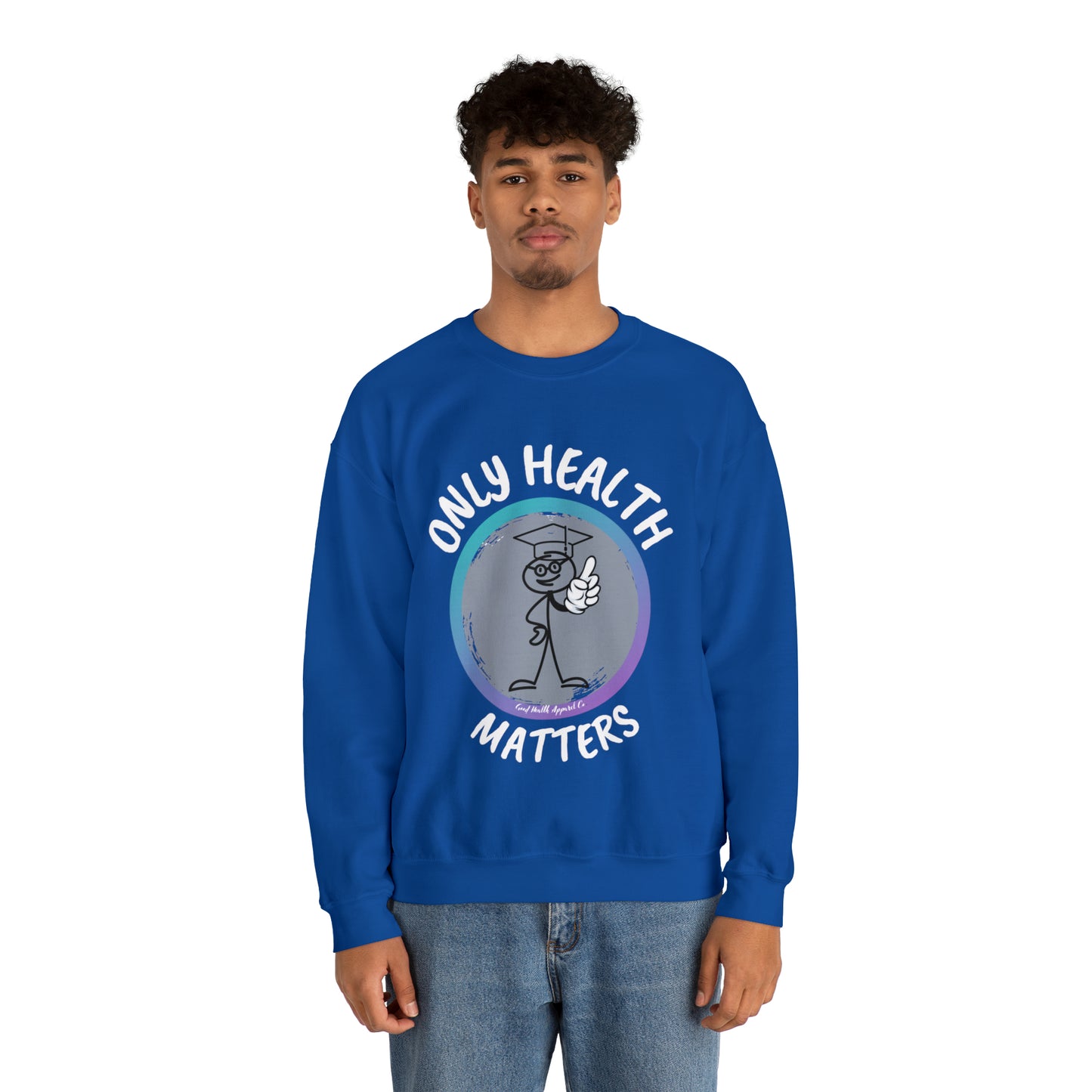 Health Matters Only Health Matters Unisex Heavy Blend™ Crewneck Sweatshirt