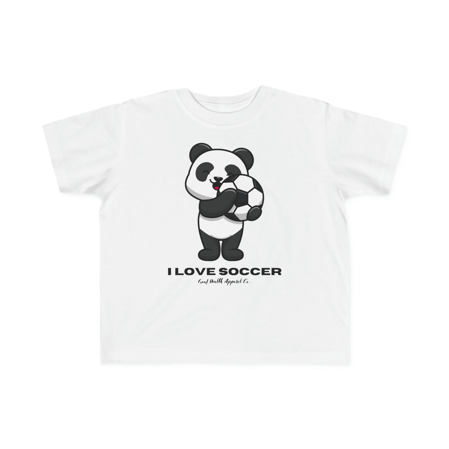 Health Matters I LOVE SOCCER Toddler's Fine Jersey Tee