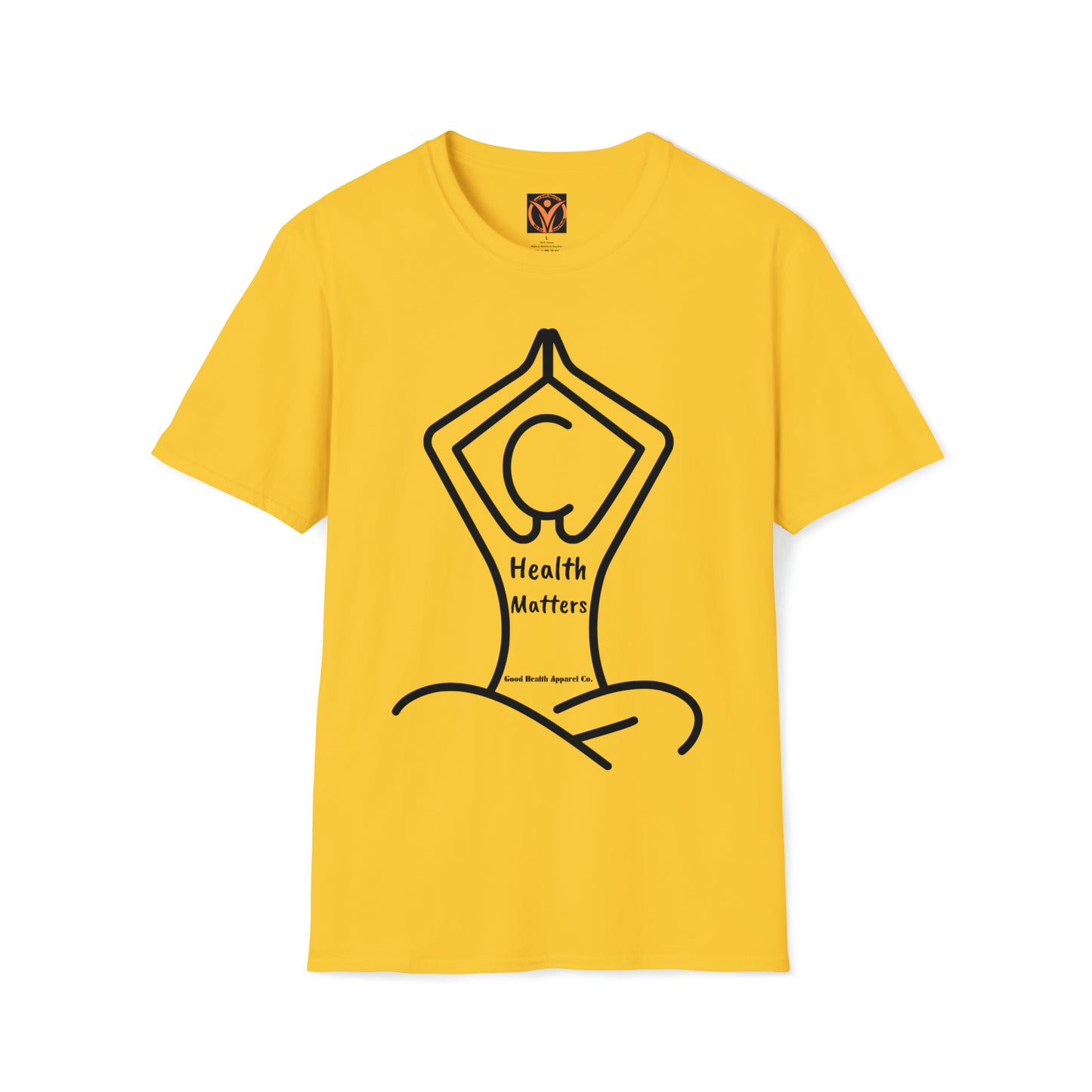 Health Matters Calming Yoga Unisex Soft Style T-Shirt