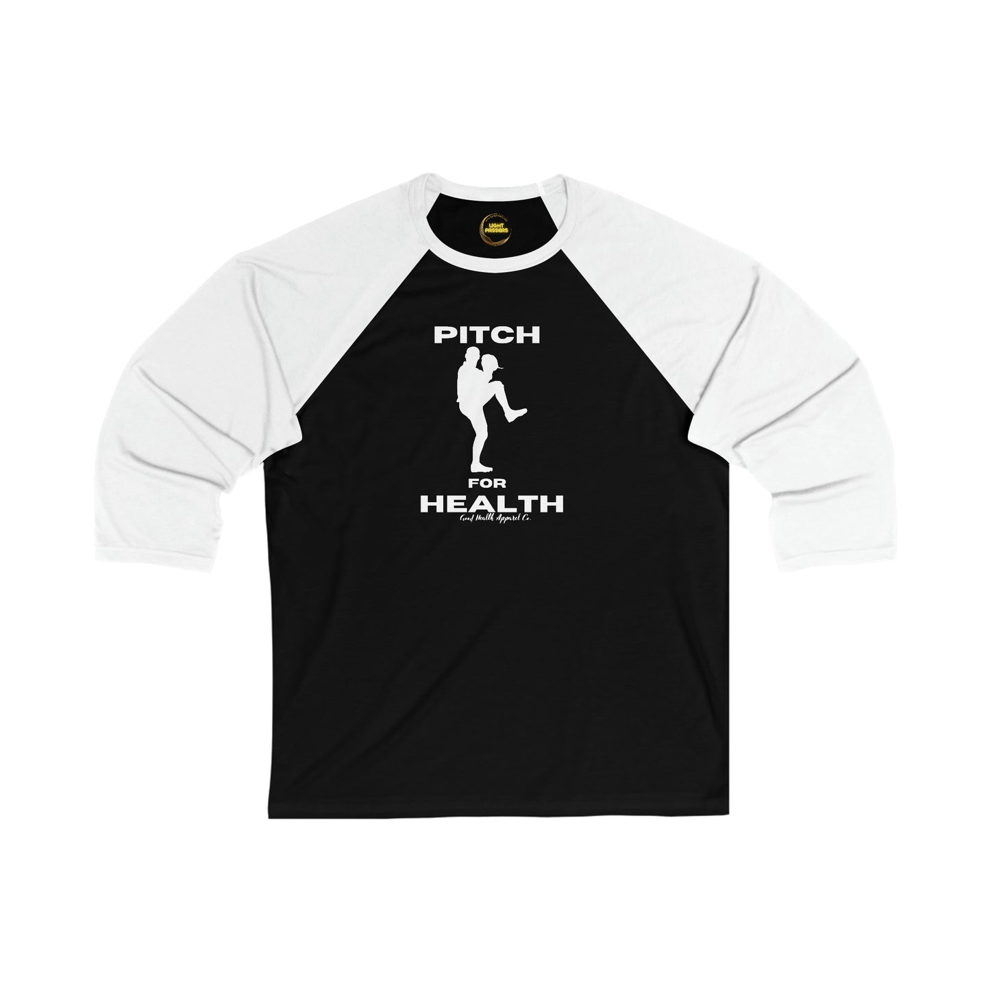 Health Matters Streak Lightning "Pitch for Health" Unisex 3\4 Sleeve Tee