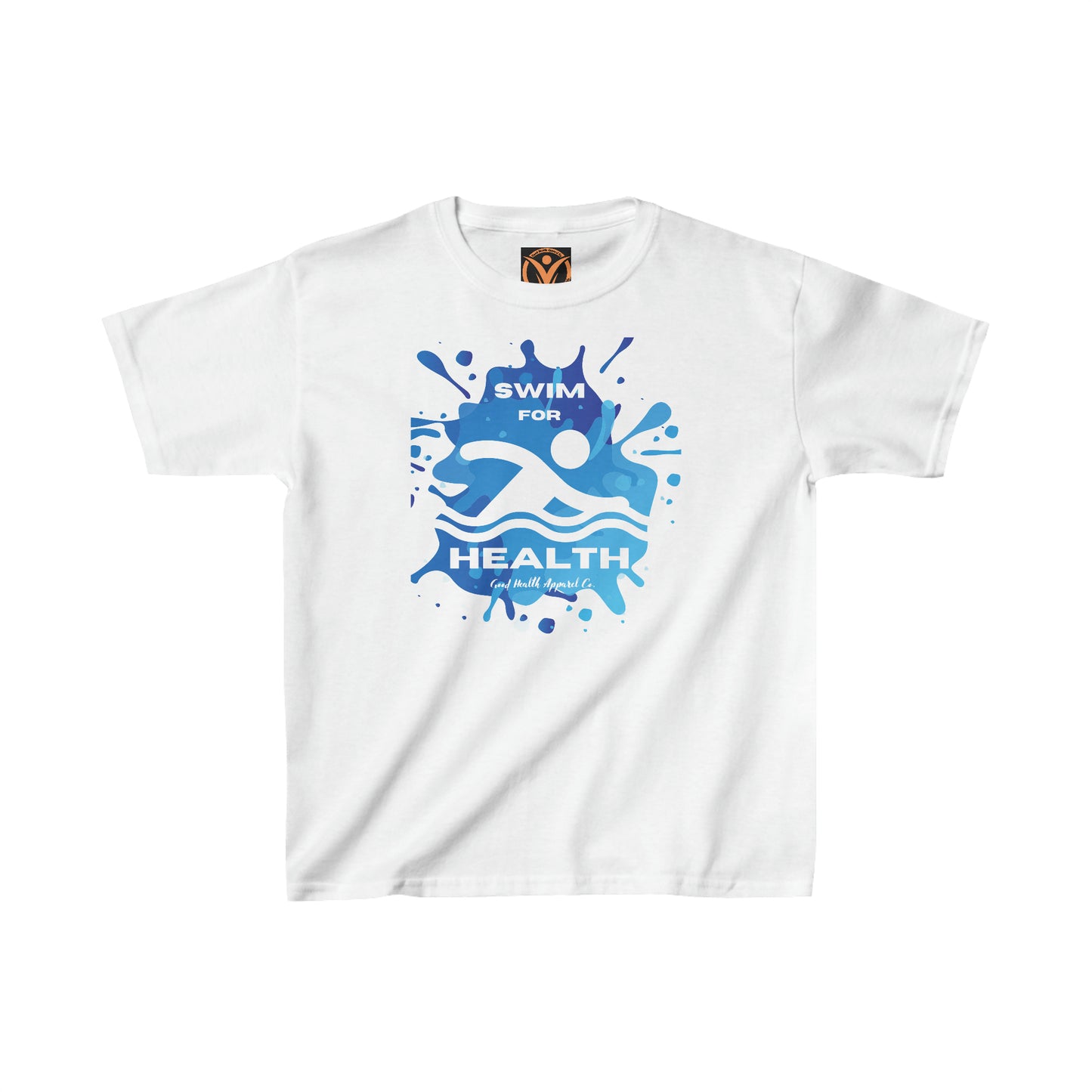 Health Matters Big Splash "Swim for Health" Kids Heavy Cotton™ tee