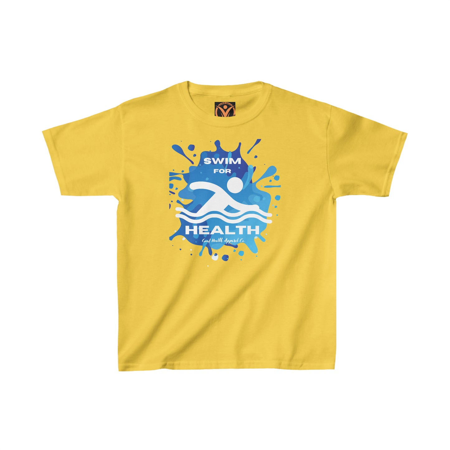 Health Matters Big Splash "Swim for Health" Kids Heavy Cotton™ tee