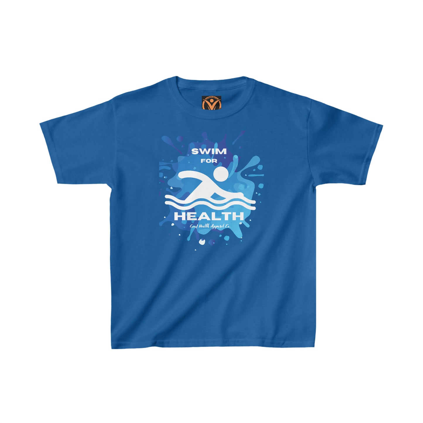 Health Matters Big Splash "Swim for Health" Kids Heavy Cotton™ tee