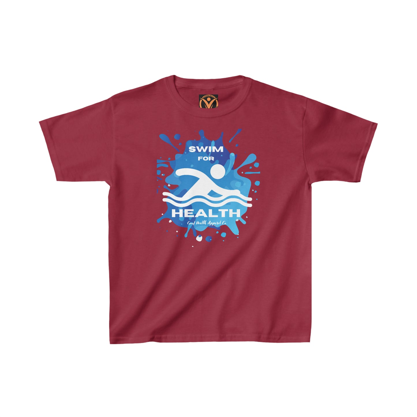 Health Matters Big Splash "Swim for Health" Kids Heavy Cotton™ tee