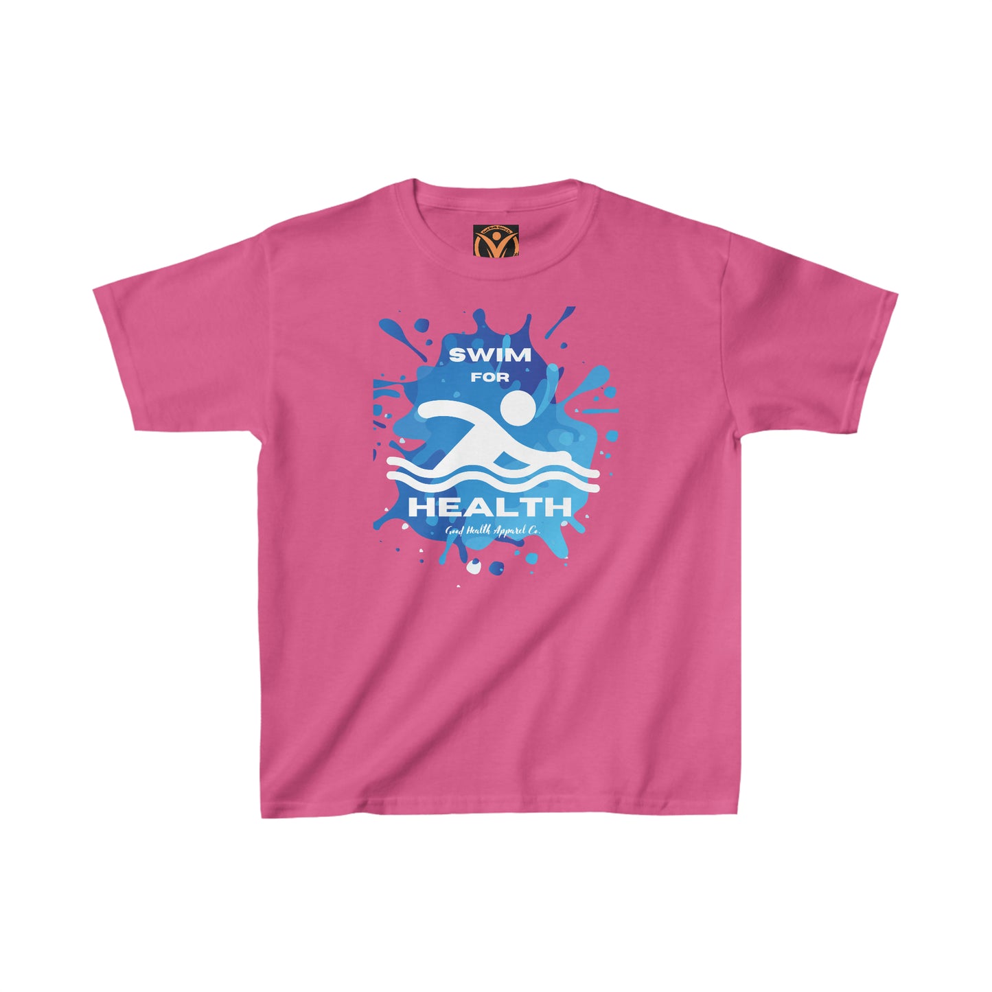 Health Matters Big Splash "Swim for Health" Kids Heavy Cotton™ tee