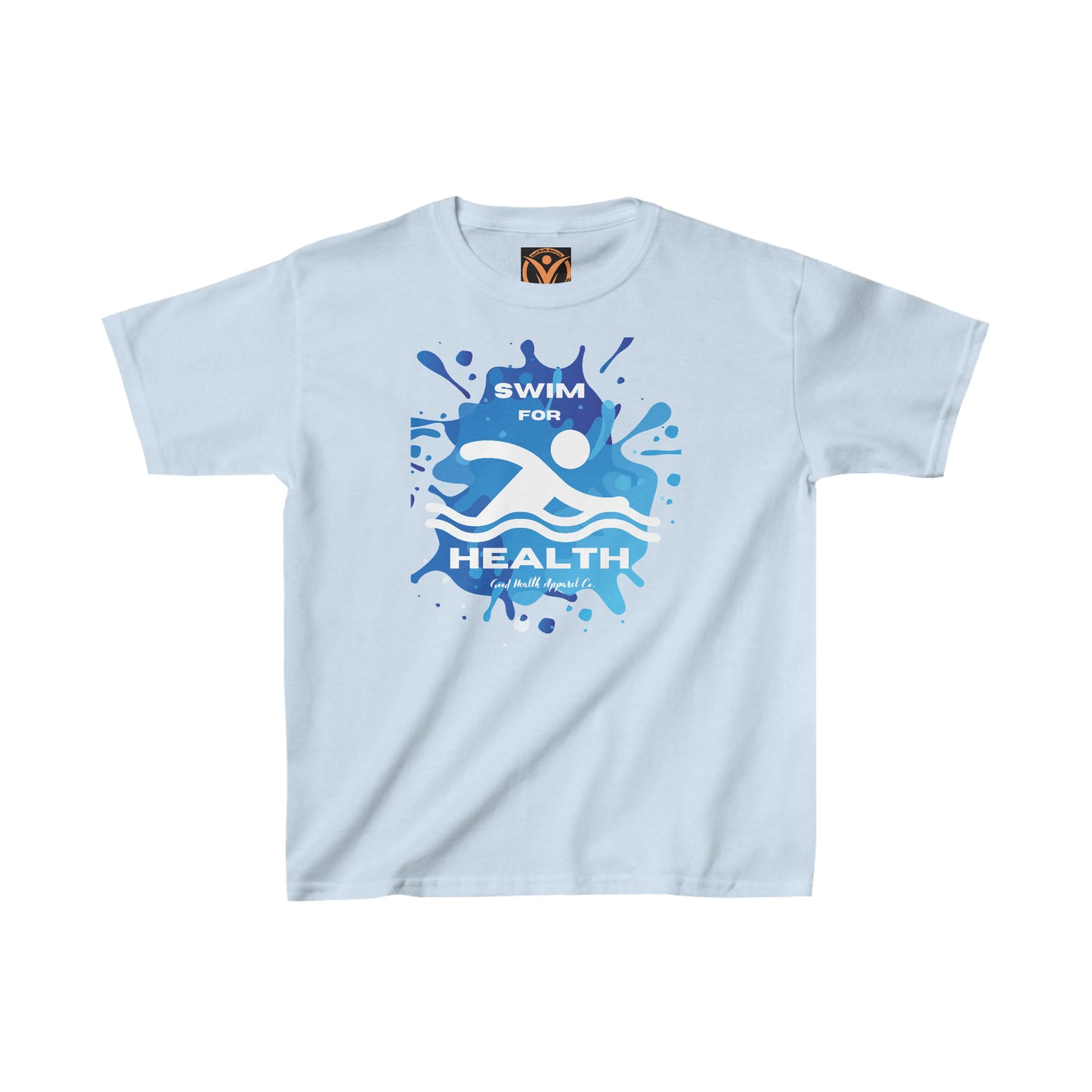 Health Matters Big Splash "Swim for Health" Kids Heavy Cotton™ tee