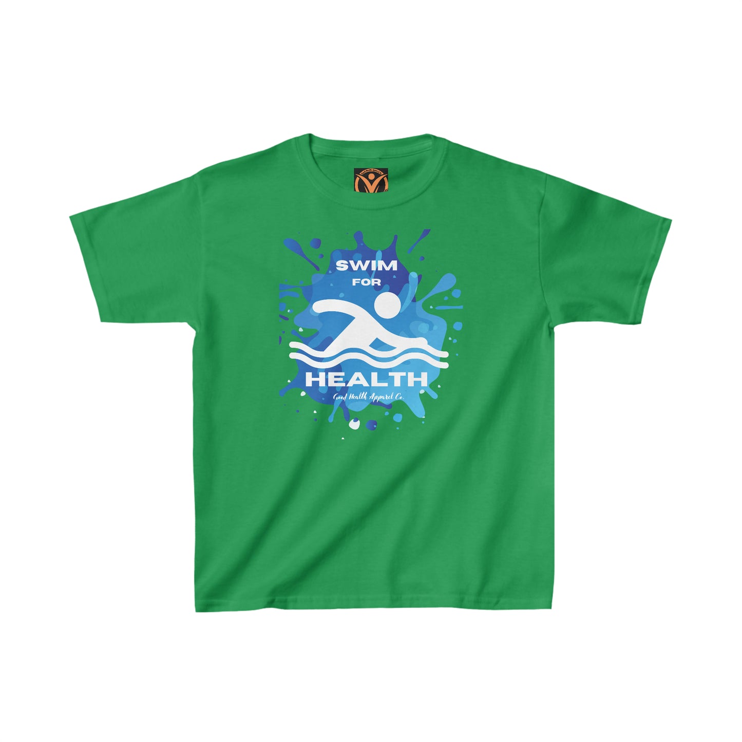 Health Matters Big Splash "Swim for Health" Kids Heavy Cotton™ tee