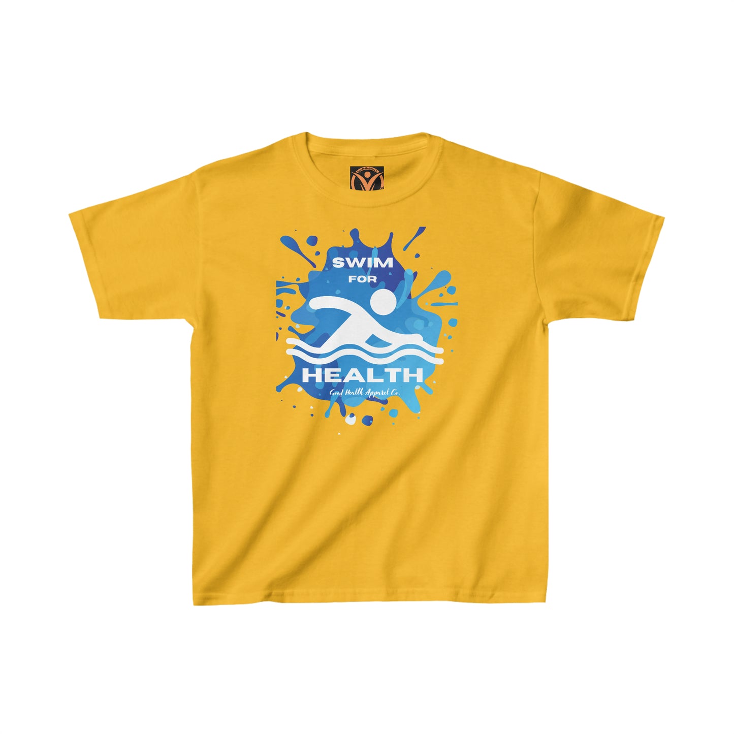 Health Matters Big Splash "Swim for Health" Kids Heavy Cotton™ tee