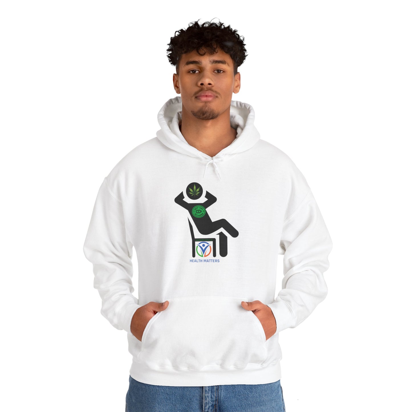 Health Matters Cannabis Unisex Heavy Blend™ Hooded Sweatshirt