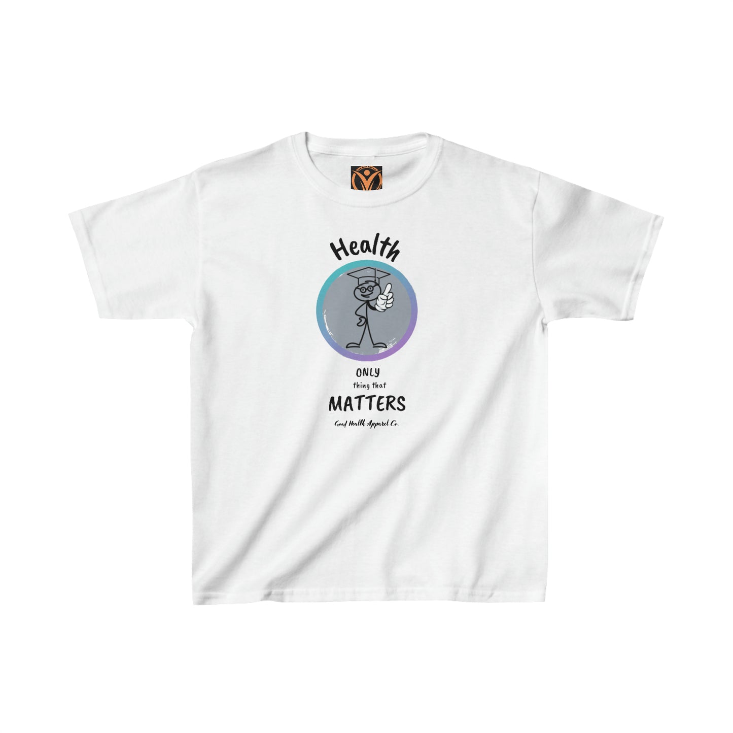 Health Matters "Health is the Only Thing That Matters" Kids Heavy Cotton™ Tee