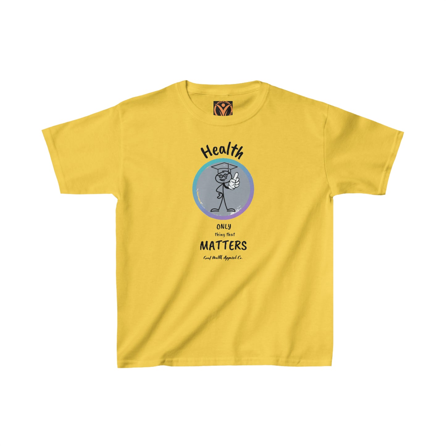 Health Matters "Health is the Only Thing That Matters" Kids Heavy Cotton™ Tee