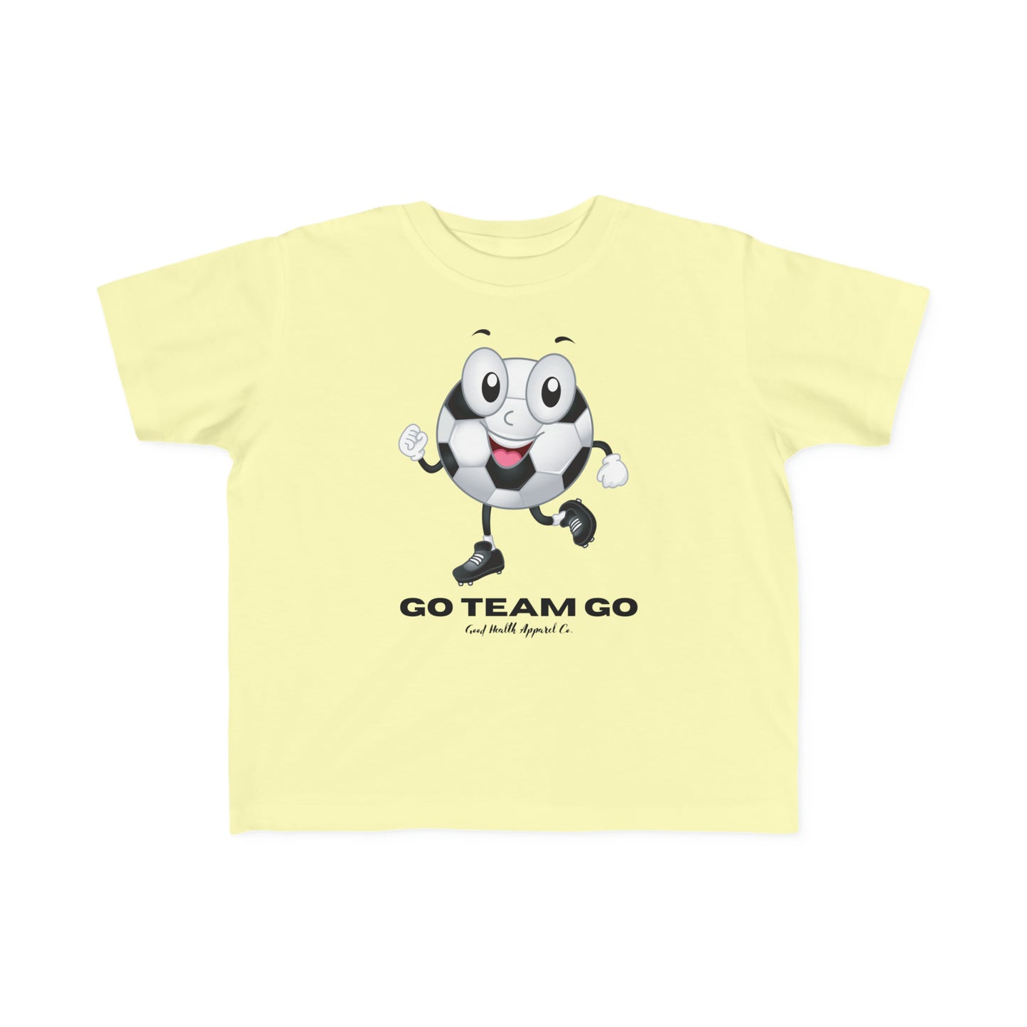 Health Matters Soccer "GO Team GO" Toddler's Fine Jersey Tee