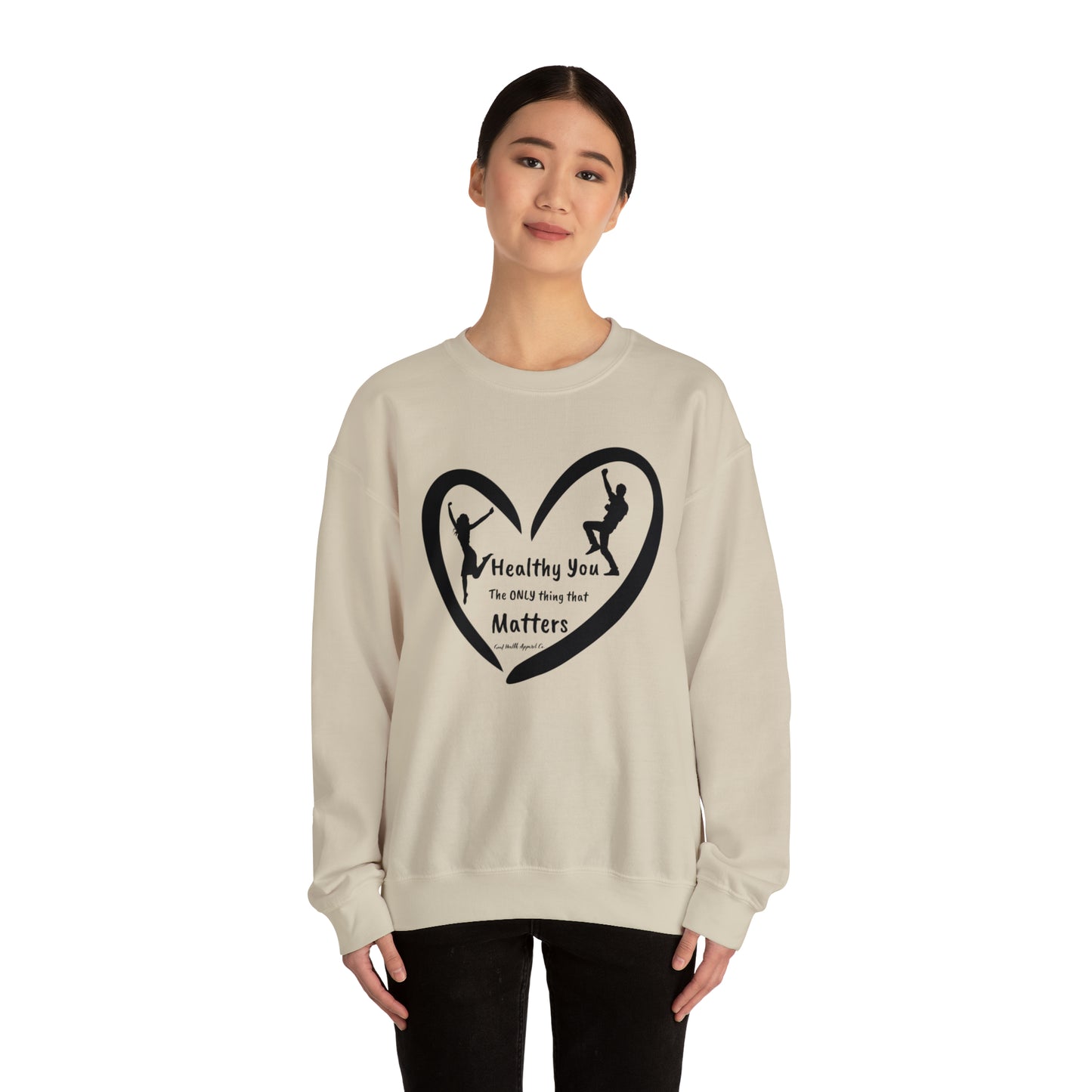 Health Matters Healthy You Unisex Heavy Blend™ Crewneck Sweatshirt