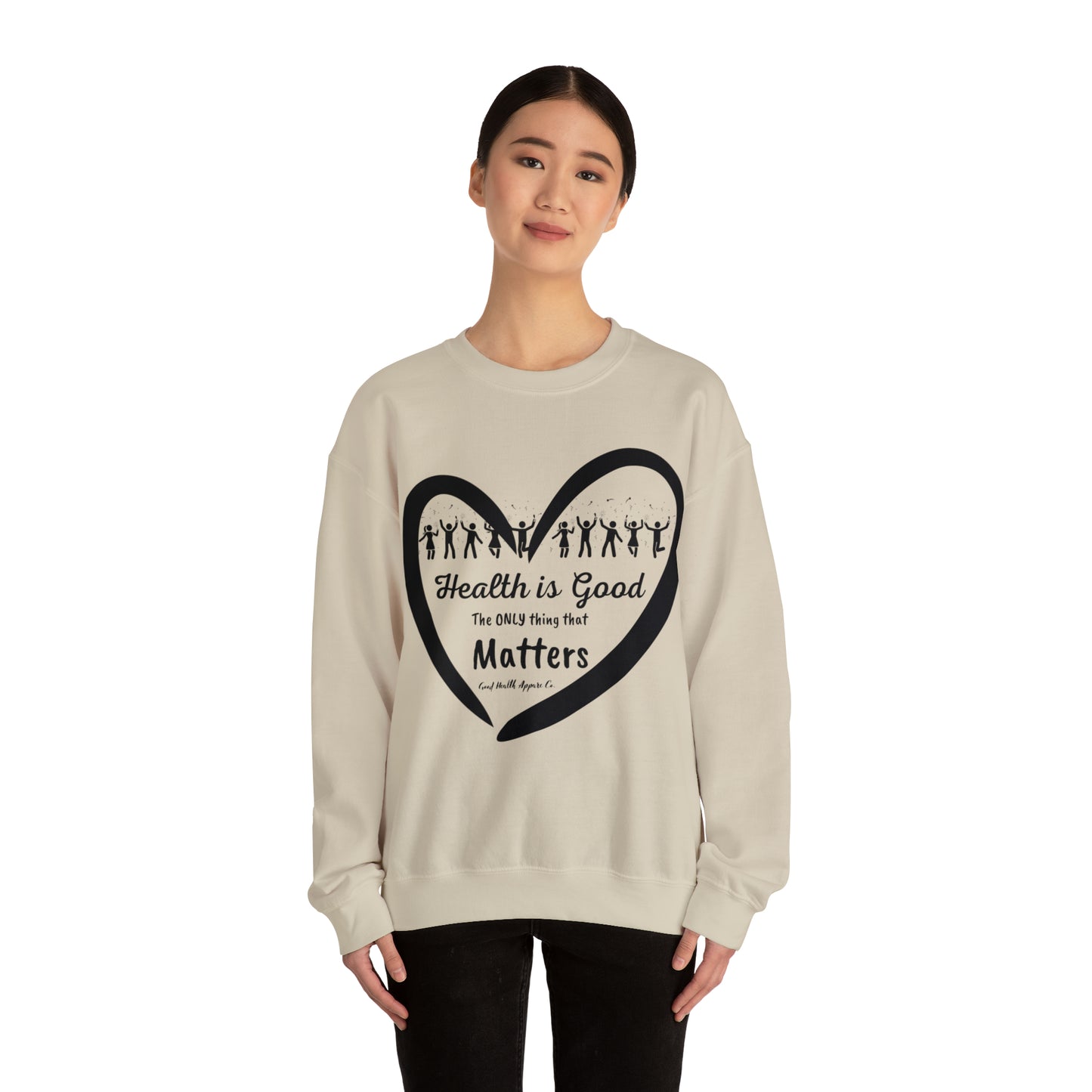 Health Matters Celebrating Health Unisex Crewneck Sweatshirt