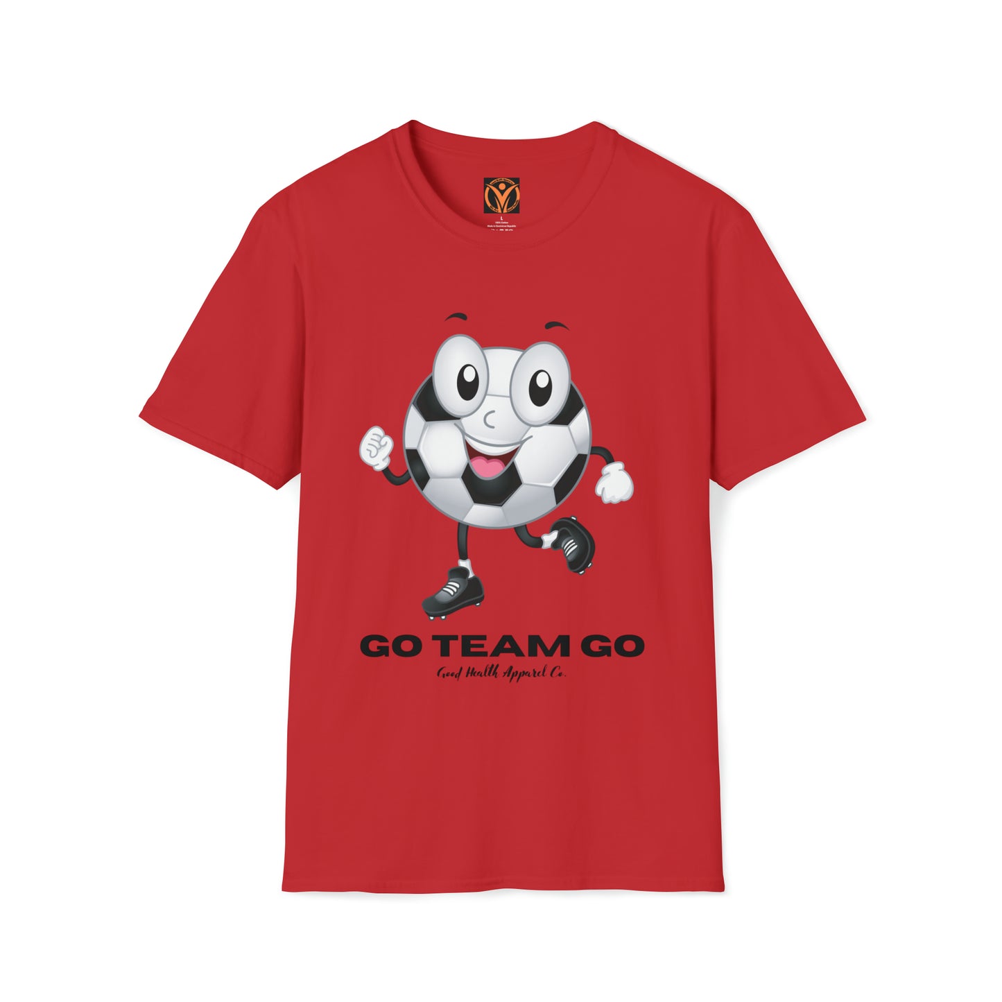 Health Matters Soccer "GO TEAM GO" Unisex Soft Style T-Shirt