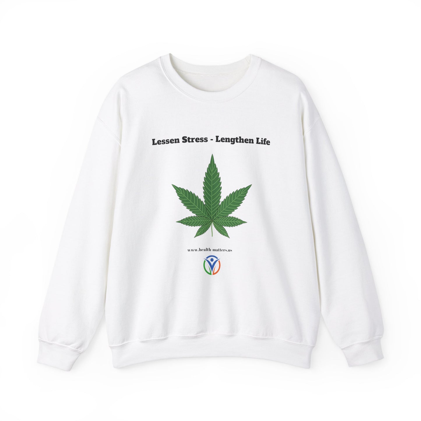 Health Matters Unisex Heavy Blend™ Cannabis Crewneck Sweatshirt