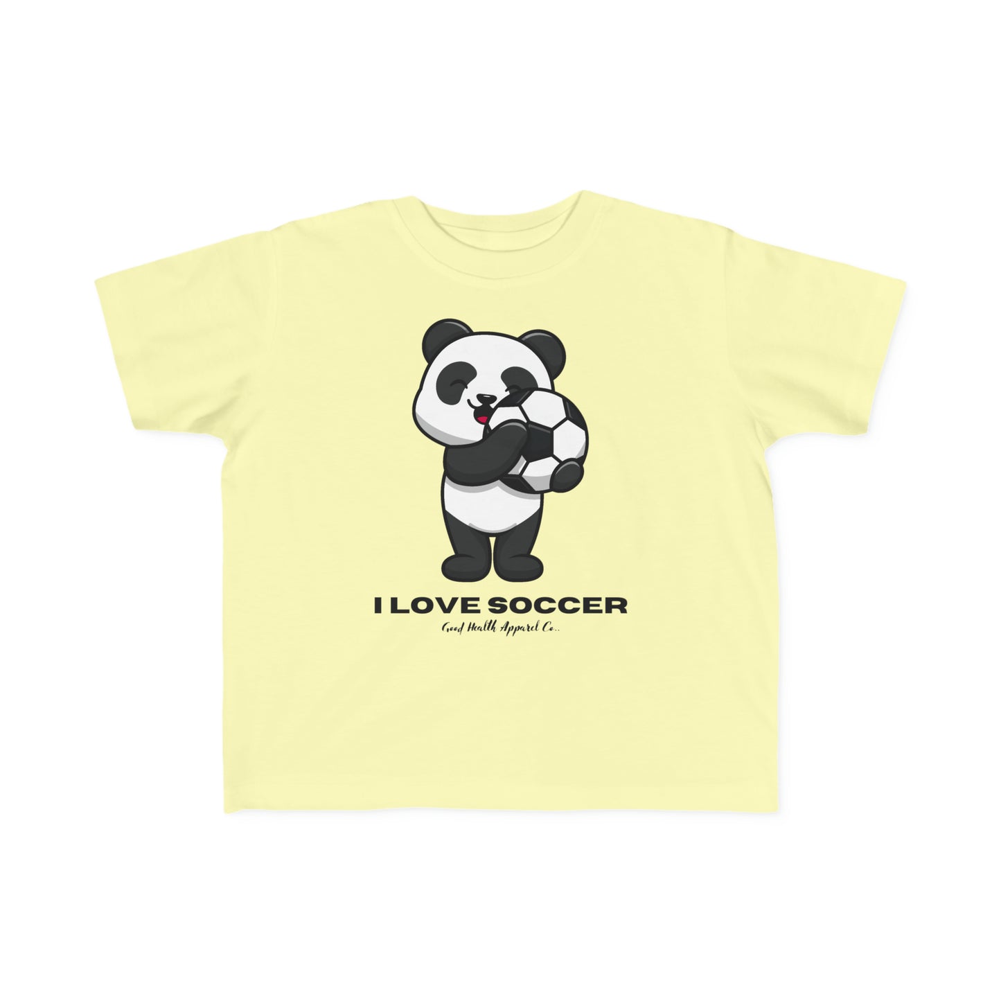 Health Matters I LOVE SOCCER Toddler's Fine Jersey Tee