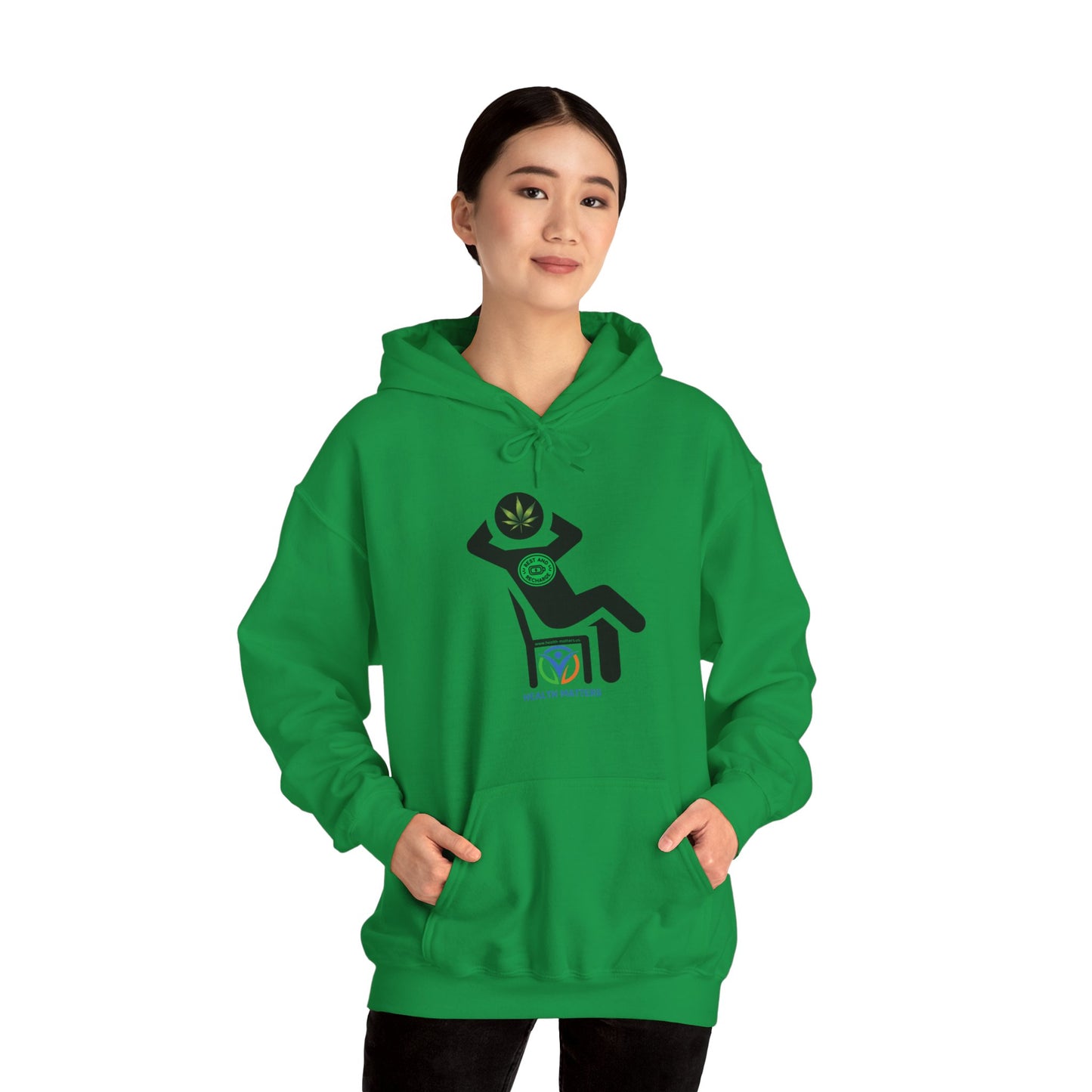 Health Matters Cannabis Unisex Heavy Blend™ Hooded Sweatshirt