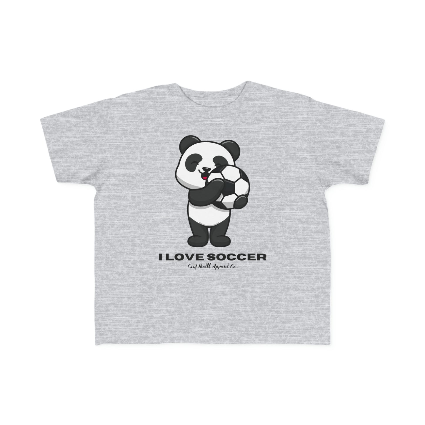 Health Matters I LOVE SOCCER Toddler's Fine Jersey Tee