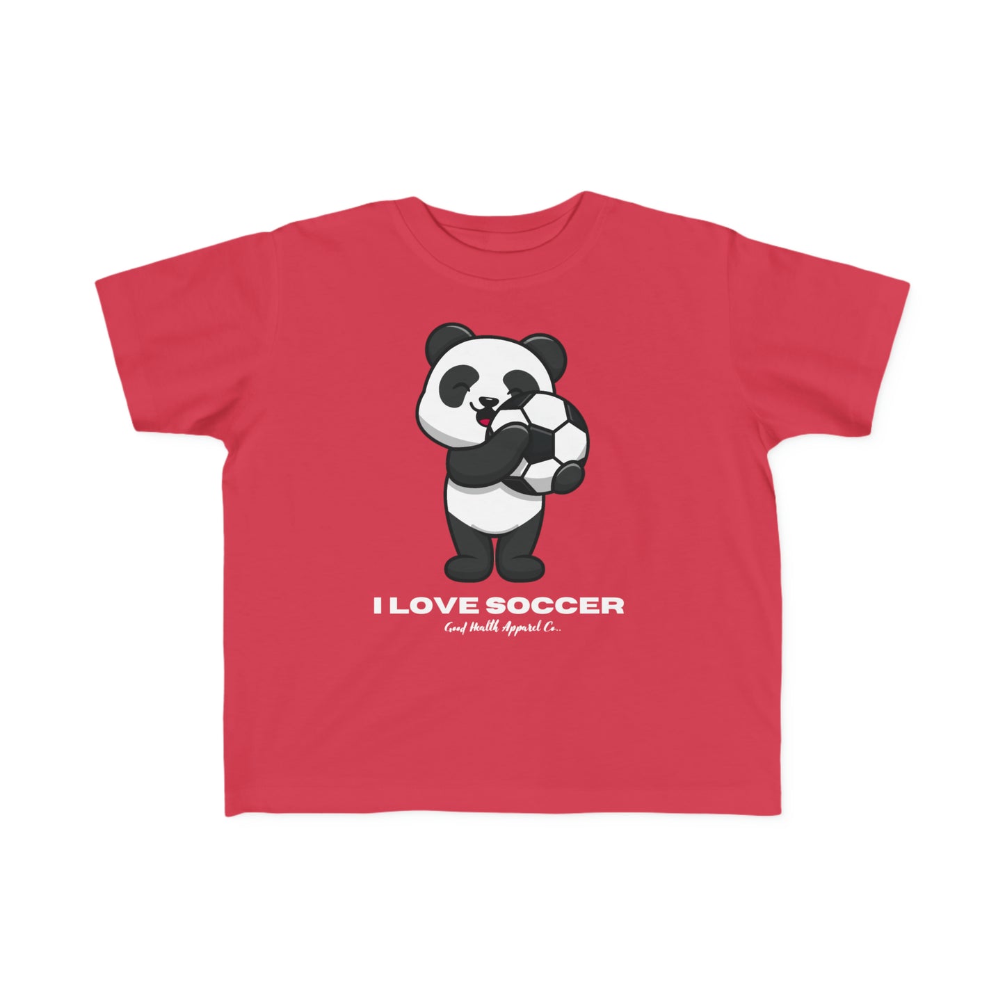 Health Matters I LOVE SOCCER Toddler's Fine Jersey Tee