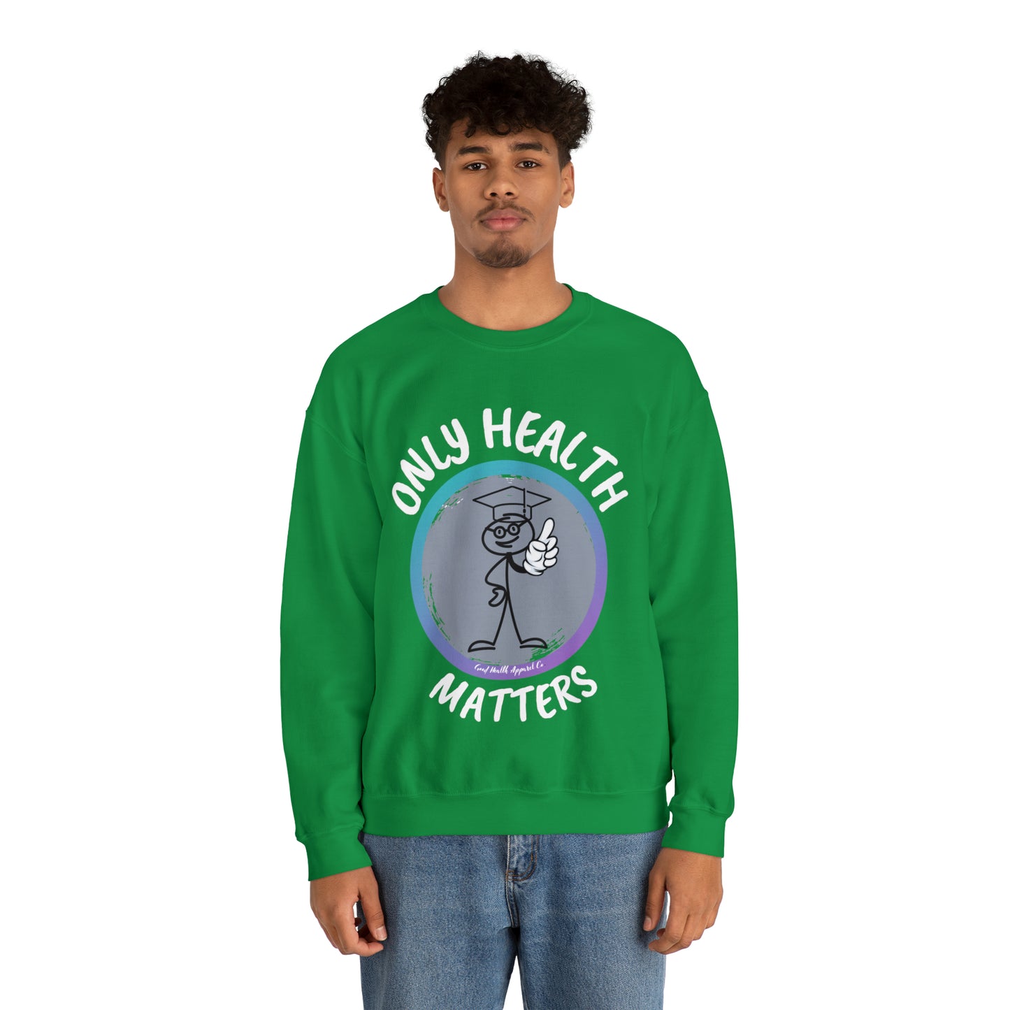 Health Matters Only Health Matters Unisex Heavy Blend™ Crewneck Sweatshirt