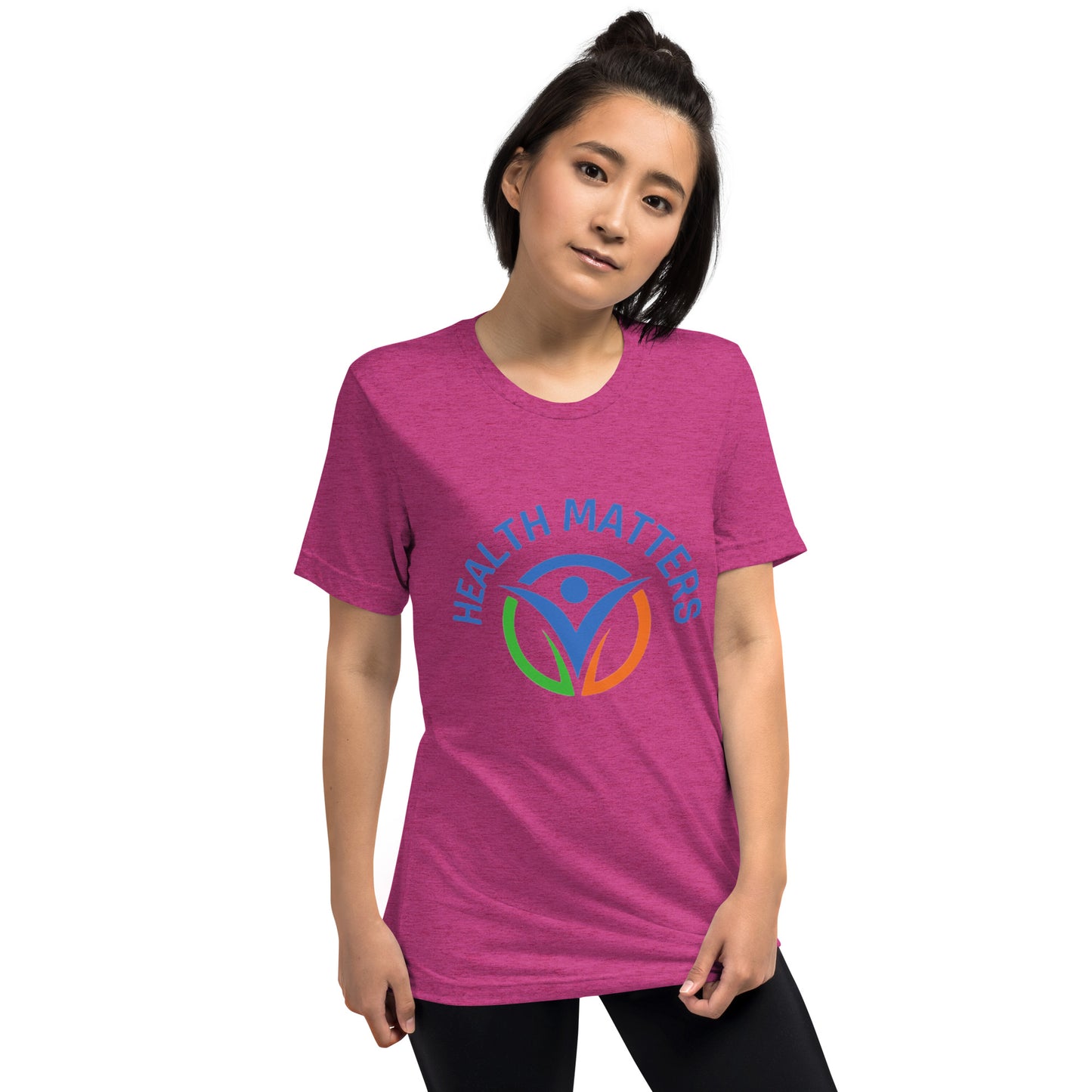 Health Matters Logo Unisex Fitted T Shirt