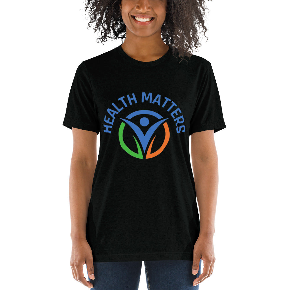 Health Matters Logo Unisex Fitted T Shirt